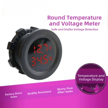 Автомобилен волтметър с двоен цифров дисплей, модел 666