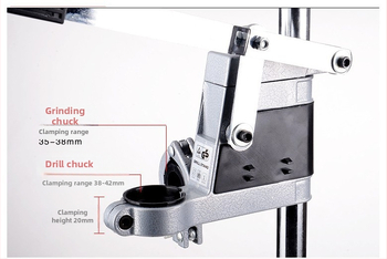 Xin Times πολυλειτουργική βάση τρυπανιού για πάγκου, στήριγμα χειροτρυπάνης, συμβατή με επιφάνεια εργασίας, ευέλικτη, χωρίς προσαρμογές