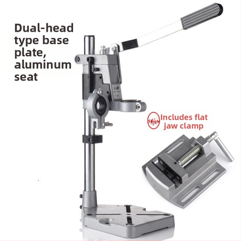 Xin Times πολυλειτουργική βάση τρυπανιού για πάγκου, στήριγμα χειροτρυπάνης, συμβατή με επιφάνεια εργασίας, ευέλικτη, χωρίς προσαρμογές