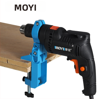 Στερεωτικό για ηλεκτρικό τρυπάνι με παγκόσμιο περιστρεφόμενο στήριγμα – επιτραπέζιο στήριγμα (Μάρκα: Moyi; Υλικό: Αλουμίνιο χυτό σίδηρος)