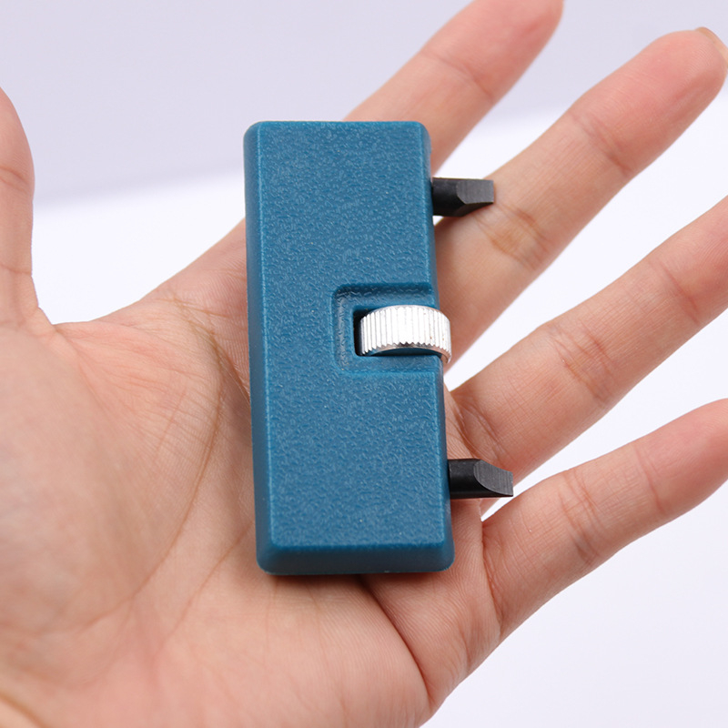 Εργαλείο δύο αρπάδων για άνοιγμα πίσω κάλυμματος ρολογιού και αντικατάσταση μπαταρίας – μεταλλική στρογγυλή κεφαλή, εργαλείο επισκευής ρολογιών (QST EXPRESS)