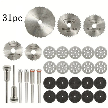 Комплект мини циркулярен диск за дърво, метал и пластмаса от високоскоростна стомана, марка Yibaida, максимална скорост на линията 1700