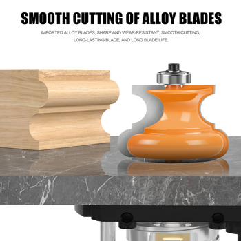 Ξυλουργική φρέζα με ευθεία ημι-κυκλική λεπίδα για mortise, πάνελ, ντουλάπες και βάσεις