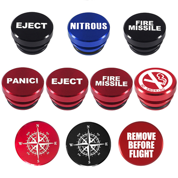 Metalo automobilio ir motociklo uždegimo gaubtas, dulkėms atsparus, valstybės vėliavos dizainas