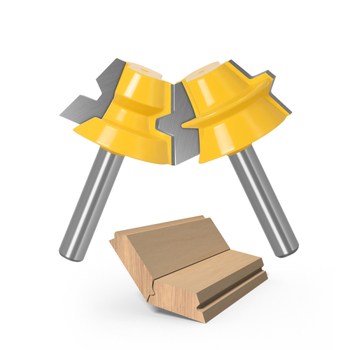 Φρέζα για ξύλο – 8-πλευρη φρέζα mortise και tenon, για CNC μηχανές χάραξης, για ξύλο, MDF, laminate και σύνθετα πάνελ, σετ 2 τεμαχίων