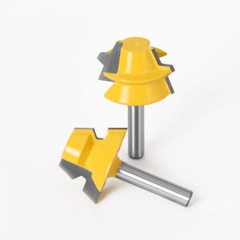 Φρέζα για ξύλο – 8-πλευρη φρέζα mortise και tenon, για CNC μηχανές χάραξης, για ξύλο, MDF, laminate και σύνθετα πάνελ, σετ 2 τεμαχίων