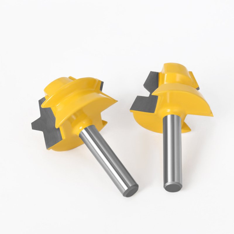 Φρέζα για ξύλο – 8-πλευρη φρέζα mortise και tenon, για CNC μηχανές χάραξης, για ξύλο, MDF, laminate και σύνθετα πάνελ, σετ 2 τεμαχίων