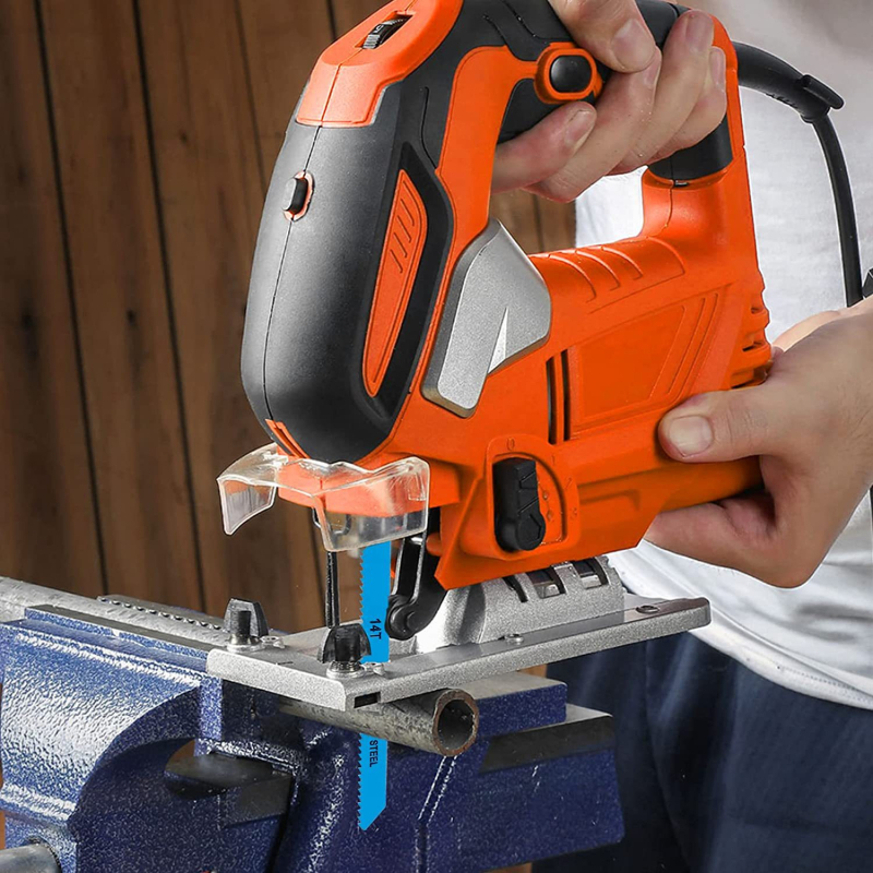 Комплект ножове за жигсо за дърводелство, 70 броя, груби и фини зъби, въглеродна стомана