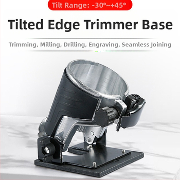 Алуминиева база за дървообработваща машина за обрязване и слотинг, 220V захранване, литиево-йонна презареждаща батерия, съвместима с Makita