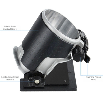 Алуминиева база за дървообработваща машина за обрязване и слотинг, 220V захранване, литиево-йонна презареждаща батерия, съвместима с Makita