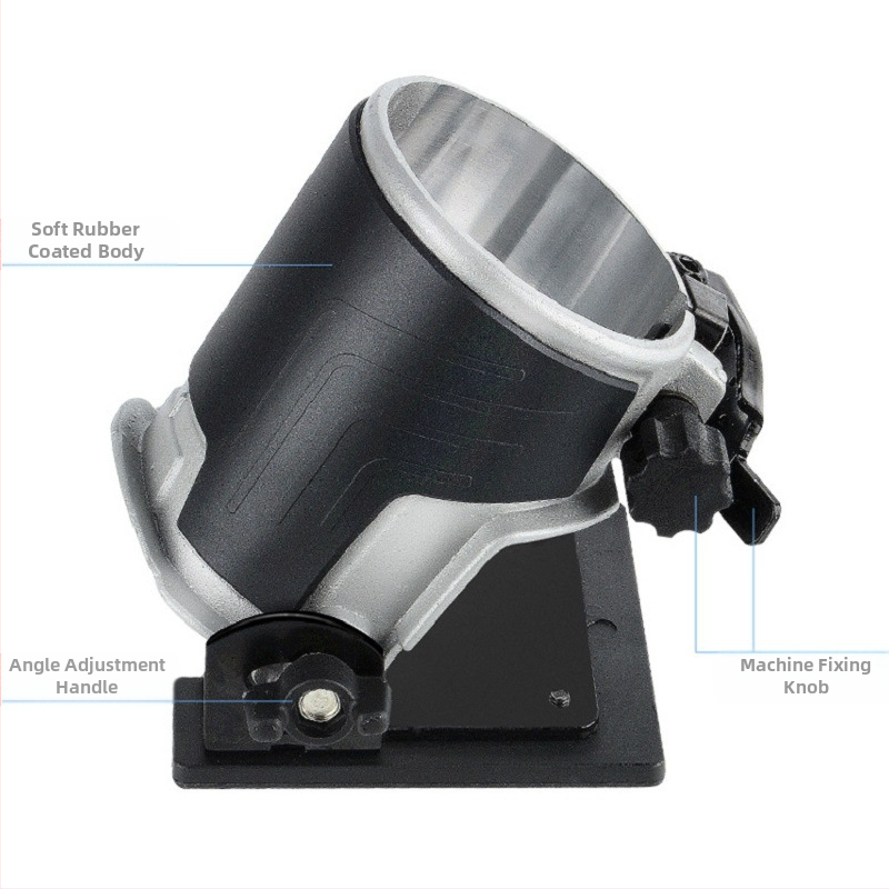 Алуминиева база за дървообработваща машина за обрязване и слотинг, 220V захранване, литиево-йонна презареждаща батерия, съвместима с Makita