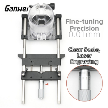 Ganwei праволинеен backer за дървообработване с линейен водач