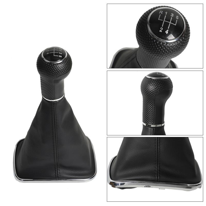 Pavarų svirties rankenėlė su dulkių gaubteliu VW Bora/Golf 4 (1998–2004), modelis SFN149, prekė RASTP