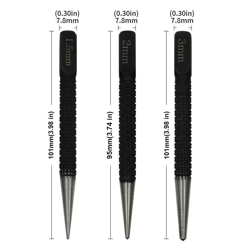 Xin mutian Center Punch 3-τεμ. σετ - Σειρά Center Punch