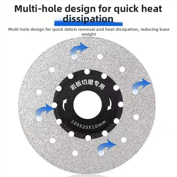 Диамантен инструмент за шлайфане на ръбове на керамични и каменни плочи — 45° фаска, предпазва от чипване, прецизно оформяне на ръба