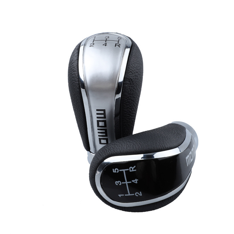 Ръкохватка за смяна на скорости, кожена, ръчна, универсална, 5-скоростна, персонализирана