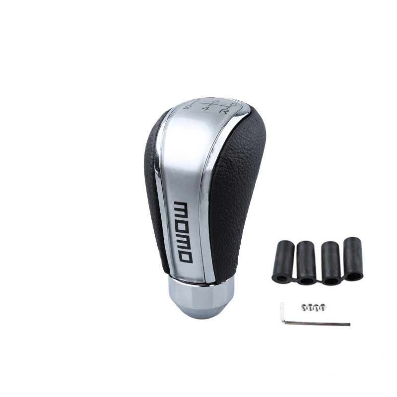 Ръкохватка за смяна на скорости, кожена, ръчна, универсална, 5-скоростна, персонализирана