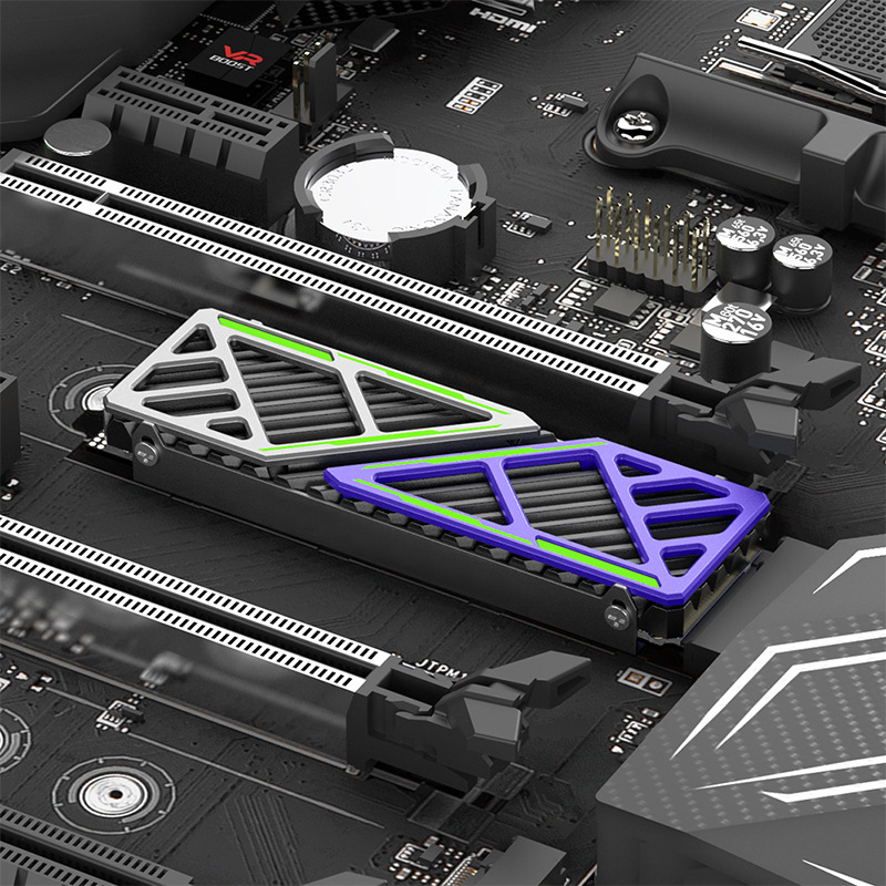 GMTA GM-SR006 Αλουμινένιος ψύκτης για M.2 2280 SSD με 2 θερμοσωλήνες