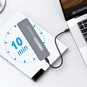 Εξωτερική θήκη M.2 NVMe SSD με USB 3.2 Gen2x2, 20 Gbps ταχεία μεταφορά, αλουμινένιο περίβλημα, υποστηρίζει έως 4TB, OEM/ODM διαθέσιμο