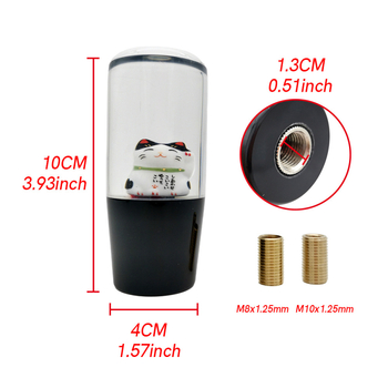 Μοχλός ταχυτήτων από ρητίνη με γάτα τύχης, παγκόσμια συμβατότητα, χειροκίνητο κιβώτιο, μοντέλο VK-ZCM