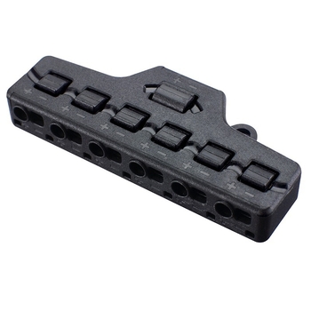 Πολυκαναλικός συνδετήρας γραμμής με 2 εισόδους και 12 εξόδους, μηχανισμός αυτοκλειδώματος