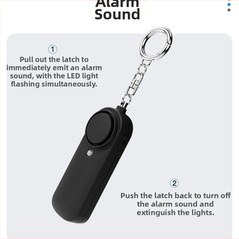 Лична аларма против вълци RA200, 130 dB, LED, 3V, ≤80 mA