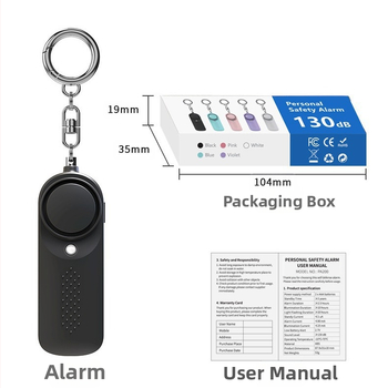Лична аларма против вълци RA200, 130 dB, LED, 3V, ≤80 mA