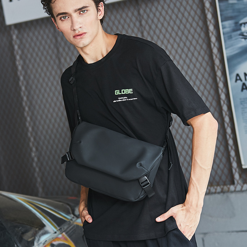 Férfi crossbody táska, utcai stílus, Oxford, vízálló, poliészter bélés