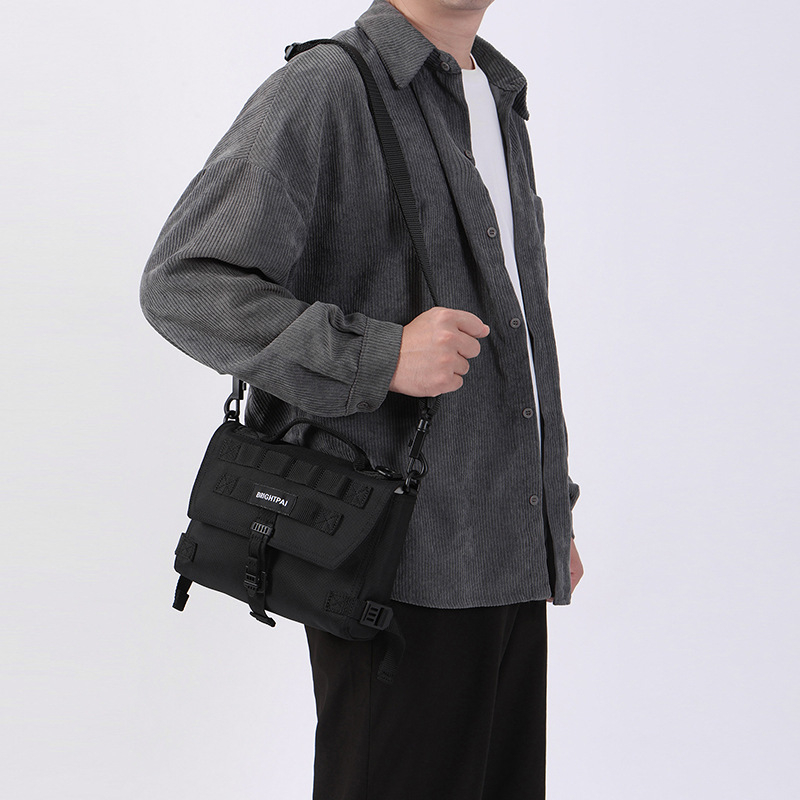 Férfi crossbody táska (Utcai stílus; Nylon; Vízálló; BRIGHTPAI)