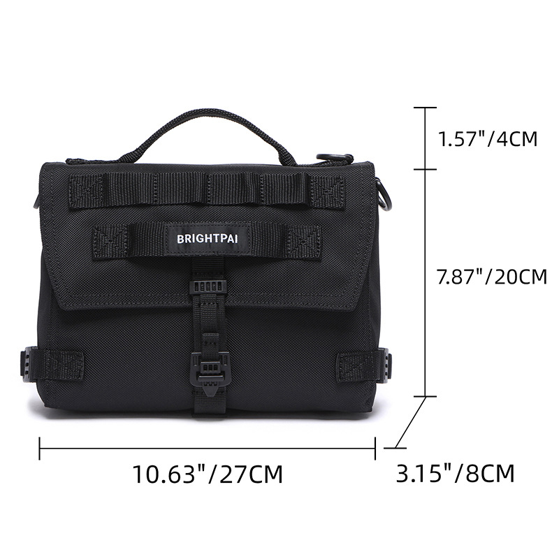 Férfi crossbody táska (Utcai stílus; Nylon; Vízálló; BRIGHTPAI)