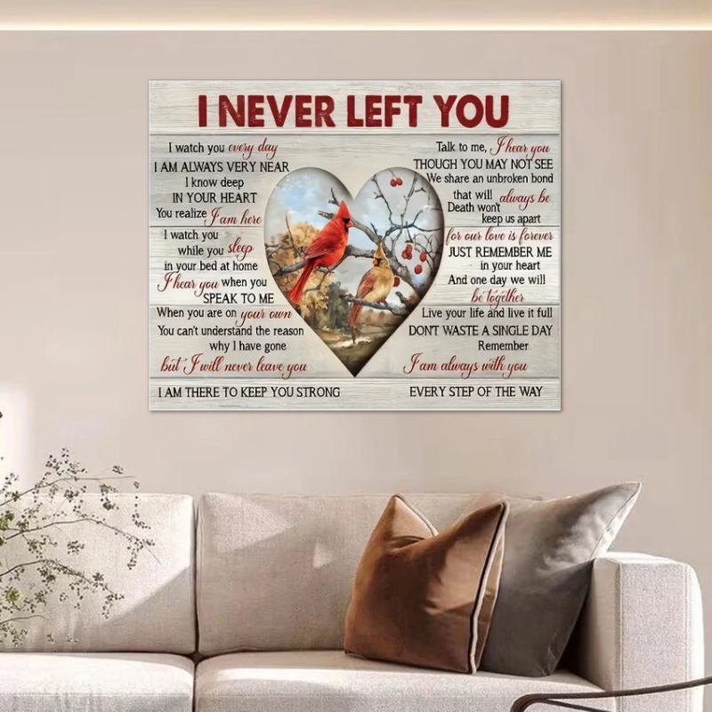 Скандинавски стил абстрактна платнена стенопис, рамка от алуминиева сплав, Inkjet печат, подходяща за дневна и антре, мотив сърце