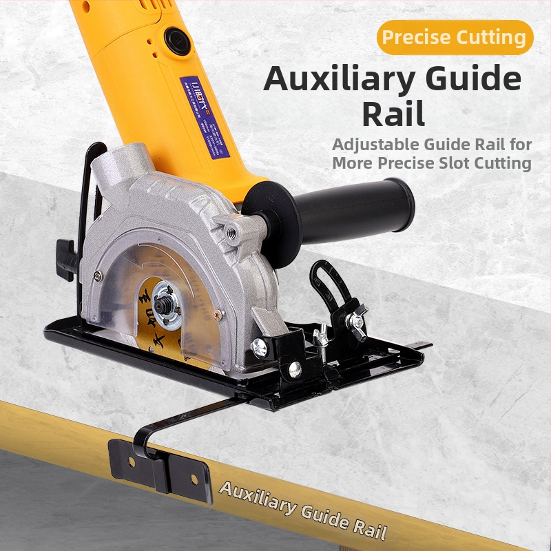 Универсална основа/скоба за ъглошлайф и циркуляр — сплавна конструкция; Марка: Markta; Съвместимост: ъглошлайф, настолен циркуляр, циркуляр