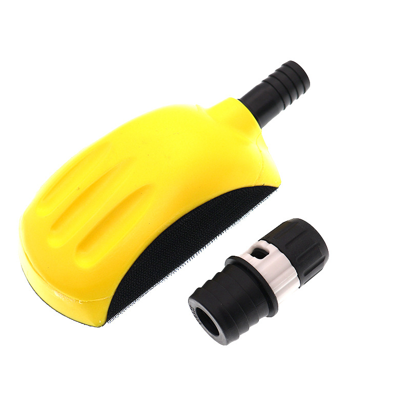 Rokas slīpēšanas disks ar putekļu savākšanu – PU+nylon hook‑and‑loop pamatne, cietība 55–60, pašlīmējošs