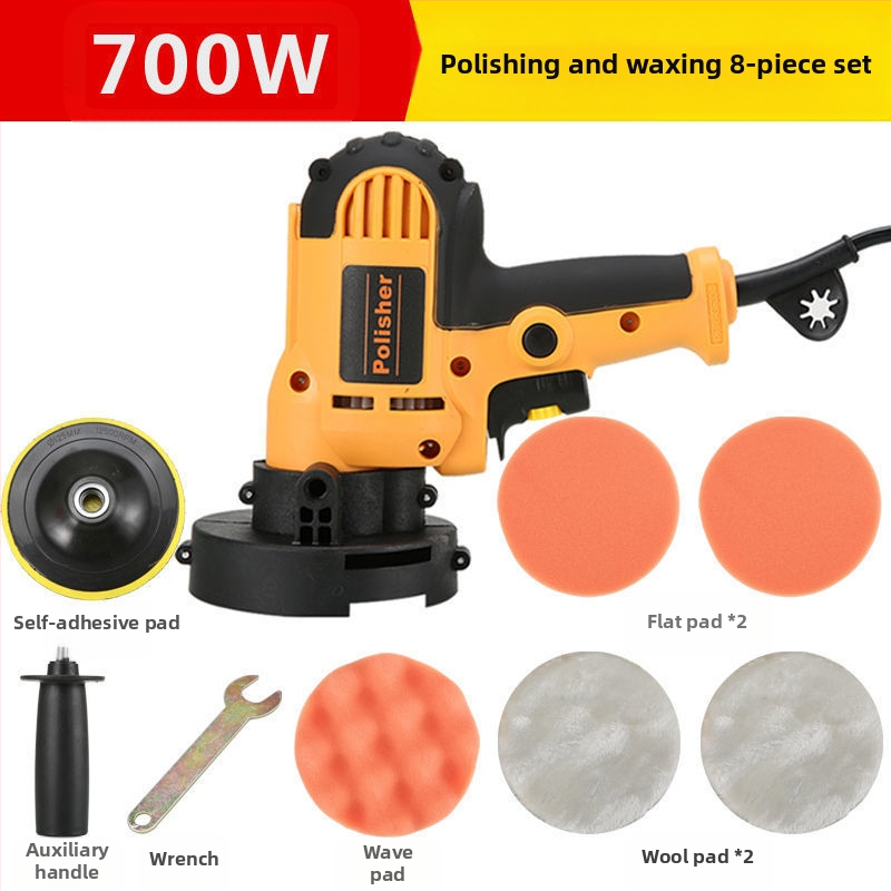 Вертикална електрическа машина за полиране и нанасяне на восък за автомобил – домашна употреба, 220V, полиране/восък/запечатване на лак