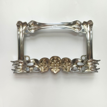 Motociklo numerio plokštelės rėmelis LPF890, plastmasinis, stačiakampis, tinkamas motociklams, priedas nr. 890