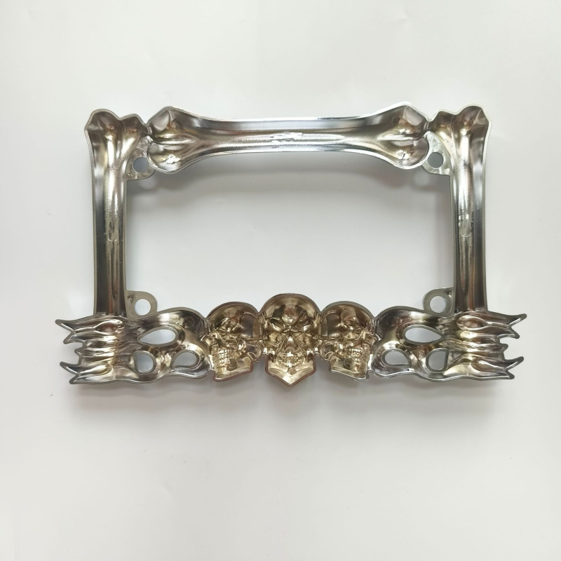 Motociklo numerio plokštelės rėmelis LPF890, plastmasinis, stačiakampis, tinkamas motociklams, priedas nr. 890