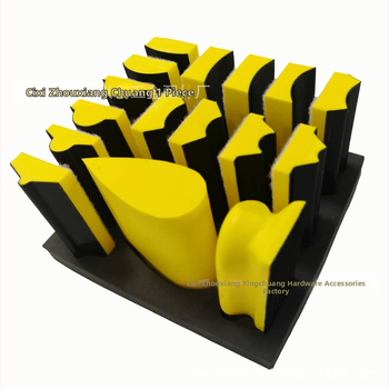 Многофункционален дърводелски блок за шлайфане и полиране (16-частен комплект; PU пяна конструкция; PU материал; за шлайфане и полиране; марка Xinchuang)