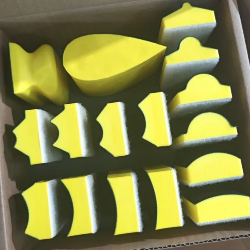 Многофункционален дърводелски блок за шлайфане и полиране (16-частен комплект; PU пяна конструкция; PU материал; за шлайфане и полиране; марка Xinchuang)