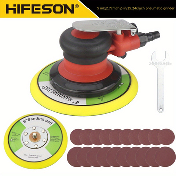 Sea Flying Shark A3 пневматичен ръчен дисков шлайф – индустриален клас, за шлайфане и полиране на метални повърхности