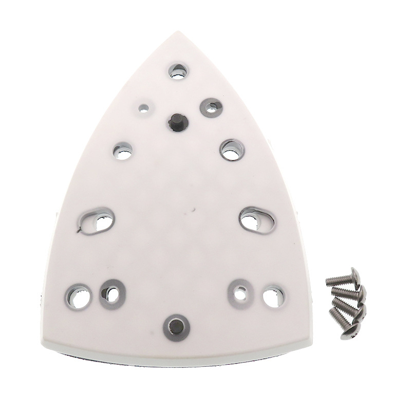 Elektriska slīpēšanas disks ar Velcro, PU+nylon abrazīvs, 4 naglas un 7 caurumi, mēbeļu pulēšanai