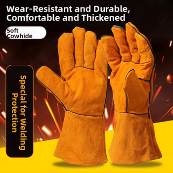Siweian Suvirinimo pirštinės - Cow split core leather, Pritaikymas: metalo apdirbimas ir suvirinimas, Suvirinimo pirštinės