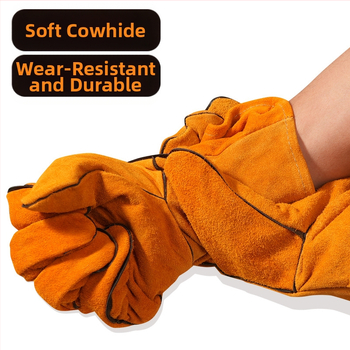 Siweian Suvirinimo pirštinės - Cow split core leather, Pritaikymas: metalo apdirbimas ir suvirinimas, Suvirinimo pirštinės