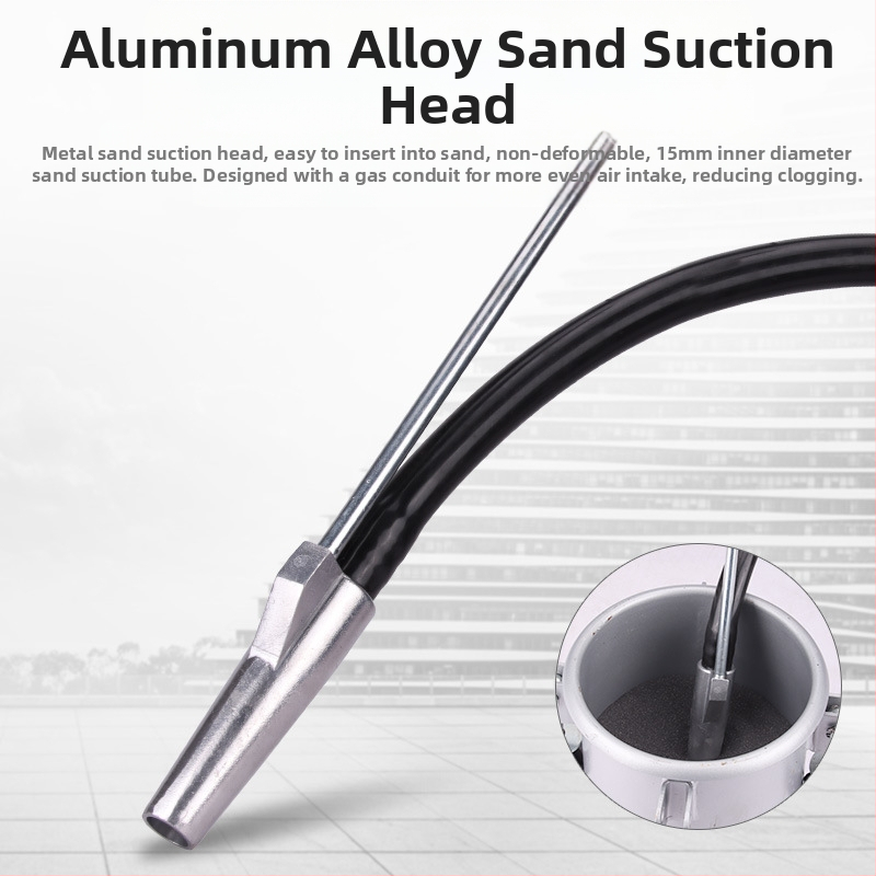 Пневматичен пясъкоструйник, компактен пясъкоструен апарат, самозасмукващ, високо налягане, обновяване, премахване на ръжда и примеси