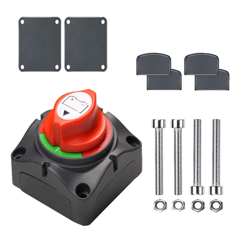 Превключвател с копче за високо токово натоварване, против течове, за автомобили, RV и яхти, двустепенен главен прекъсвач на захранването