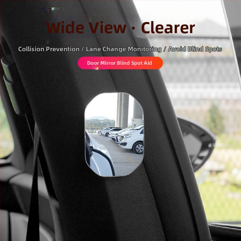 BC Auto spätné zrkadlo – srdcového tvaru bez rámu, pomocné zrkadlo pre slepé miesta, HD cúvacie zobrazenie, široké zorné pole