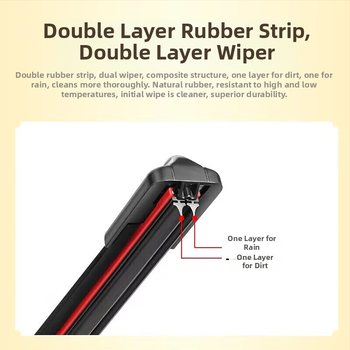 Безрамкова чистачка за автомобил — Geely G6 съвместимост, двойна гумена лента, висококачествена и тиха, Xue Yixiang, оригинална фабрика
