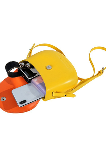 BABIQIE keresztbody táska utcai trendben — PU bőr, vízszintes négyzetes forma, mágneszár