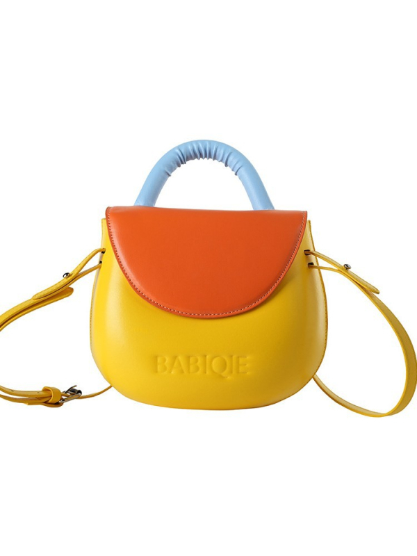 BABIQIE keresztbody táska utcai trendben — PU bőr, vízszintes négyzetes forma, mágneszár