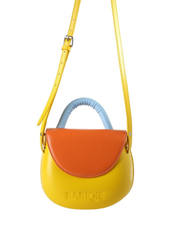 BABIQIE keresztbody táska utcai trendben — PU bőr, vízszintes négyzetes forma, mágneszár