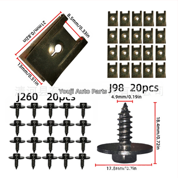 Αυτοδιάτρητη βίδα με εξάγωνη κεφαλή και φλάντζα, επικάλυψη ψευδάργυρου, μοντέλο J98 + J260, Hengyou Ji